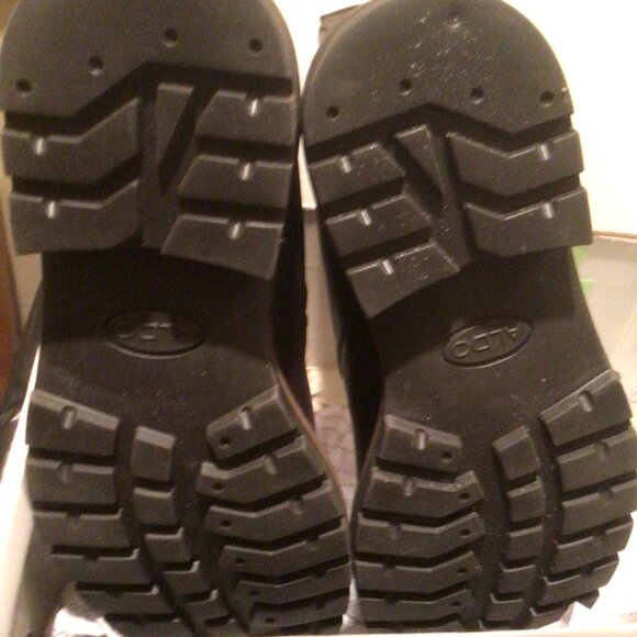 Winter Boots Burnished Oxblood Genuine Leather by Aldo Unused Size 12 - Picture 5 of 9